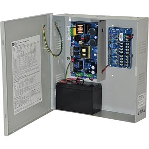 Altronix eFlow102N8 Power Supply Charger, 8 Fused Outputs, 12VDC at 10A, Aux Output, FAI, LinQ2 Ready, 115VAC, BC300 Enclosure