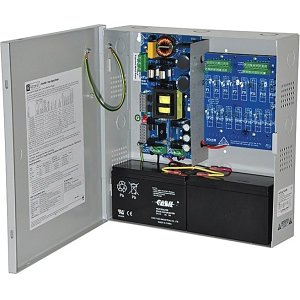 Altronix eFlow104N16D Power Supply Charger, 16 PTC Class 2 Outputs, 24VDC at 10A, Aux Output, FAI, LinQ2 Ready, 115VAC, BC300 Enclosure