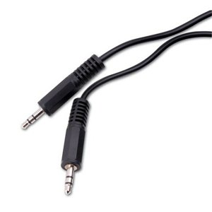 Vanco AC2WX 3.5 mm Stereo Plug to 3.5 mm Stereo Plug Cable, Black