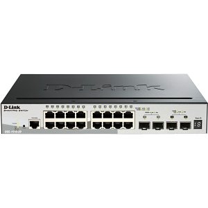 D-Link DGS-1510-20 Gigabit Stackable Smart Managed Switch with 10G Uplinks