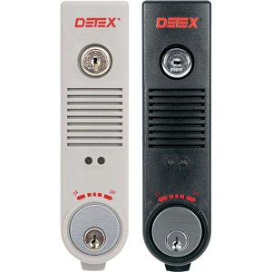 Detex EAX-500XMC65XKS Alarm With Mortice Cyl Installed With Keystop Opti