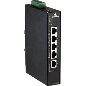EtherWAN EX45905 Hardened Unmanaged 5-Port 10/100/1000base-T (4 x PoE) Gigabit Ethernet Switch
