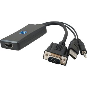 Comprehensive CCN-VGA2HD VGA to HDMI Converter Adapter with Audio