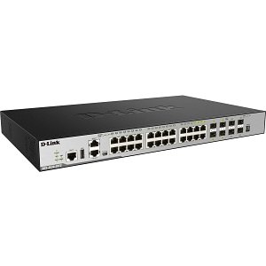 D-Link DGS-3630-28TC 28-Port Layer 3 Stackable Managed Gigabit Switch