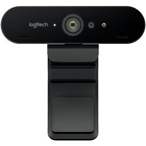 Logitech 960-001105 Brio Ultra HD Pro Business 4K Webcam with HDR and Windows Hello Support
