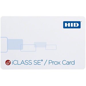 HID 3150RGGMVM iCLASS 2k SE + Prox Card, iCLASS with SIO, 125 kHz Programmed with HID or Indala Format, Glossy Front and Back, 13.56 MHz iCLASS and 125 kHz Sequential Matching Numbering, Vertical Slot