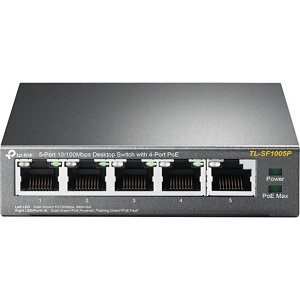 TP-Link TL-SF1005P 5-Port 10/100Mbps Desktop Switch with 4-Port PoE