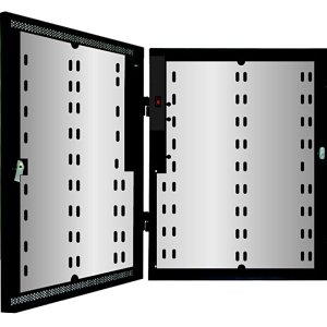 LifeSafety Power E6M1 MCLASS Power Enclosure 8/18 Door Mercury Security, 30" x 23" x 6.5"