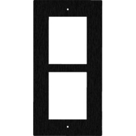 2N IP & LTE VERSO Frame for Installation in the Wall, 2-Modules, Black