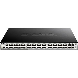 D-Link DGS-1510-52XMP Gigabit Stackable Smart Managed Switch with 10G Uplinks