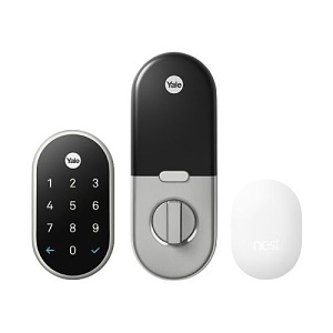 Google Nest X Yale Smart Lock With Nest Connect, Satin Nickel (RB-YRD540-WV-619)
