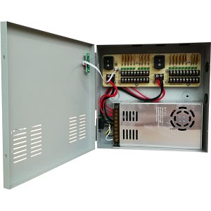 W Box 0E-1230AD18 18-Channel 30A CCTV Power Supply