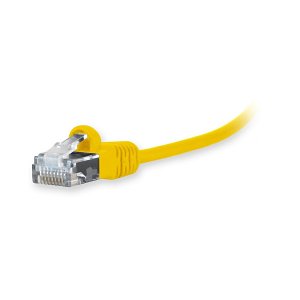 Comprehensive MCAT6-7PROYLW MicroFlex Pro AV/IT CAT6 Patch Cable, Snagless  7' (2.1m), Yellow