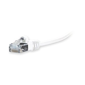 Comprehensive MCAT6-10PROWHT MicroFlex Pro AV/IT Integrator Series CAT6 Snagless Patch Cable, 10' (3m), White
