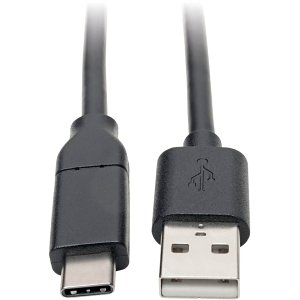 Tripp Lite U038-C13 USB A to USB C Cable, USB 2.0 Spec, 3A, USB IF Certified, (M/M), 13' (3.96m)