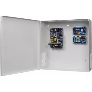 Securitron AQD4-8C1 4 Amp Dual Voltage Power Supply with Enclosure, 8 Outputs, 1 Amp PTC Polyswitch