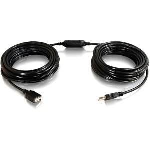 C2G CG38988 USB A Male to Female Active Extension Cable, Center Booster Format, 25' (7.6m)