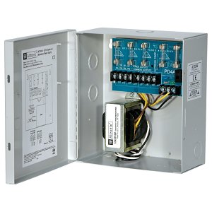 Altronix ALTV244 CCTV Power Supply, 4 Fused Outputs, 24/28VAC at 4A, BC100 Enclosure