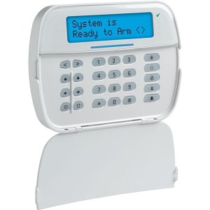 DSC WS9LCDWF9C PowerG 2-Way Wireless Arming Station, Alarm Keypad with 2 x 16 Full Message Display, Compatible with the iotega System