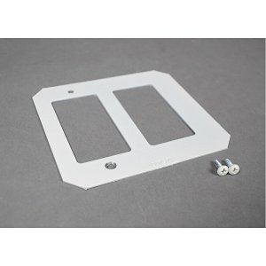 Wiremold 8CREST Evolution 8AT Series Crestron Double Gang Plate