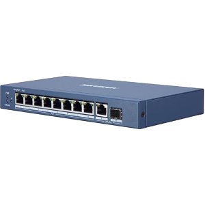 Hikvision DS-3E0510P-E 8-Port Unmanaged Gigabit PoE Ethernet Switch, 20Gbps