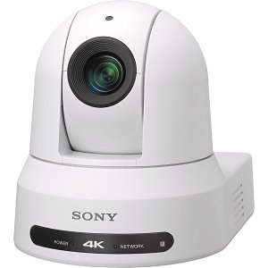 Sony Pro BRC-X400 4K PTZ Network Camera with NDI and HX Capability, 80x Zoom, PoE+, White