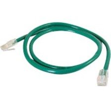 Quiktron 566-120-007 Q-Series CAT6 Patch Cords, Non-Booted, 7' (2.1m), Green