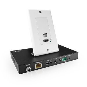 Comprehensive CHE-HDBTWP100K Pro AV/IT Integrator Series HDBaseT 4K60 18G HDMI over CATx Single Gang Wall Plate Extender Kit up to 230'