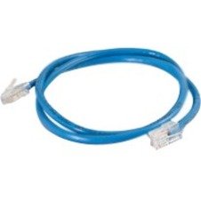 Quiktron 566-110-025 Q-Series CAT6 Patch Cord, Non-Booted, 25' (7.6m), Blue