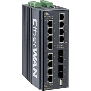 EtherWAN EX78934E-0VB EX78900E Series Hardened Managed 10 to 16-Port Gigabit PoE Ethernet Switch