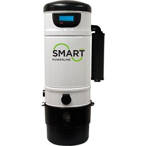 SMART SMP3000 120V Central Vacuum Power Unit with LCD Display & By-Pass Motor, 125 CFM