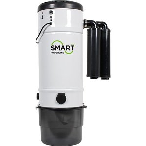SMART SMP1000 240V Central Vacuum Power Unit with LCD Display & Two By-Pass Motor, 211 CFM