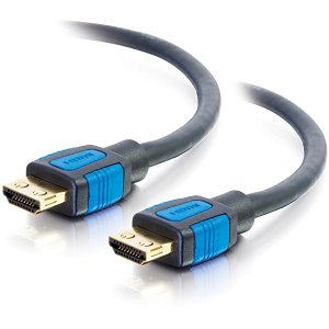 C2G CG29683 High Speed HDMI Cable With Gripping Connectors, 4K 60Hz, 25' (7.2m)