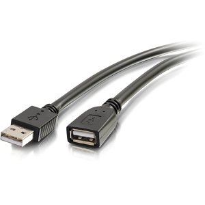 C2G CG39011 32' (9.8m) USB A Male to A Female Active Extension Cable - Plenum, CMP-Rated