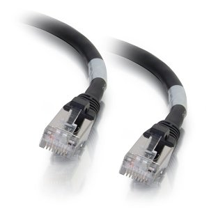 C2G CG00711 6' (1.8m) CAT6a Snagless Shielded (STP) Ethernet Network Patch Cable, Black