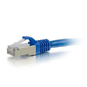 C2G CG00800 CAT6 Snagless Shielded (STP) Ethernet Network Patch Cable, 10' (3m), Blue