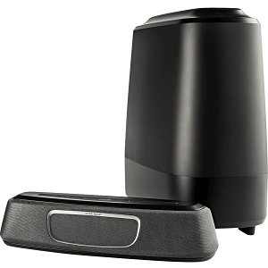 Polk Magnifi Mini Ultra-Compact Sound Bar and Subwoofer, Black