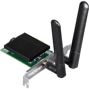 TRENDnet TEW-907ECH Wireless Dual Band and Bluetooth 5.2, Class 2, PCIe Adapter