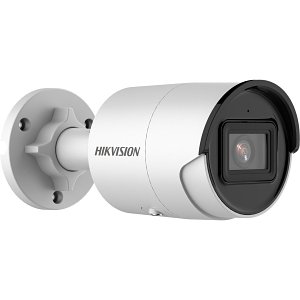Hikvision DS-2CD2083G2-IU 8MP AcuSense Fixed Bullet IP Camera, 2.8mm Lens, White