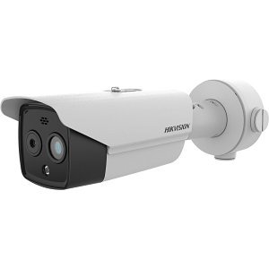 Hikvision DS-2TD2628-3/QA HeatPro Series Thermal & Optical Outdoor IR Bi-spectrum IP Bullet Camera, 3mm Lens