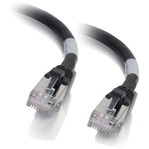 C2G CG00708 CAT6a Snagless Shielded (STP) Ethernet Network Patch Cable, 3' (0.9m), Black
