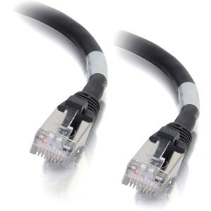 C2G CG00718 CAT6a Snagless Shielded (STP) Ethernet Network Patch Cable, 15' (4.6m), Black