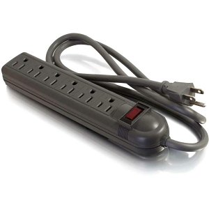 C2G CG29300 6-Outlet Power Strip with Surge Suppressor