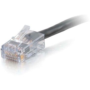 C2G CG15301 CAT6 Non-Booted Snagless Unshielded (UTP) Ethernet Network Patch Cable, Plenum, TAA Compliant, 50' (15.2m), Black