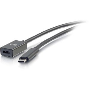 C2G CG28658 USB-C to C 3.1 (Gen 2) Male to Female Extension Cable (10Gbps), 3' (0.9m)
