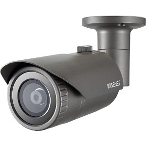 Hanwha QNO-6022R1 Wisenet Q 2MP WDR IR Bullet IP Camera, 4mm Fixed Lens