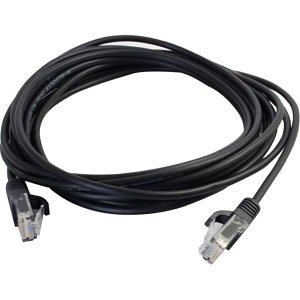 C2G CG01060 CAT5e Snagless Unshielded (UTP) Slim Ethernet Network Patch Cable, 5' (1.5m), Black