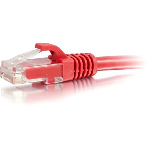 C2G CG04004 CAT6 Snagless Unshielded (UTP) Ethernet Network Patch Cable, 15' (4.6m), Red