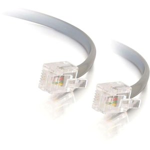 C2G CG08133 RJ12 Modular Telephone Cable, 25' (7.6m)