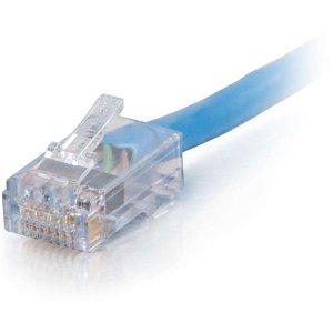 C2G CG15282 CAT6 Non-Booted UTP Unshielded Ethernet Network Patch Cable, TAA Compliant, Plenum CMP-Rated, 14' (4.25m), Blue